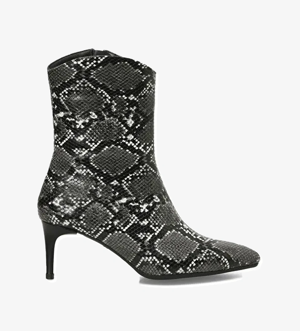 RUFUS 4PR Siyah Kadın Topuklu Bot - Görsel 1