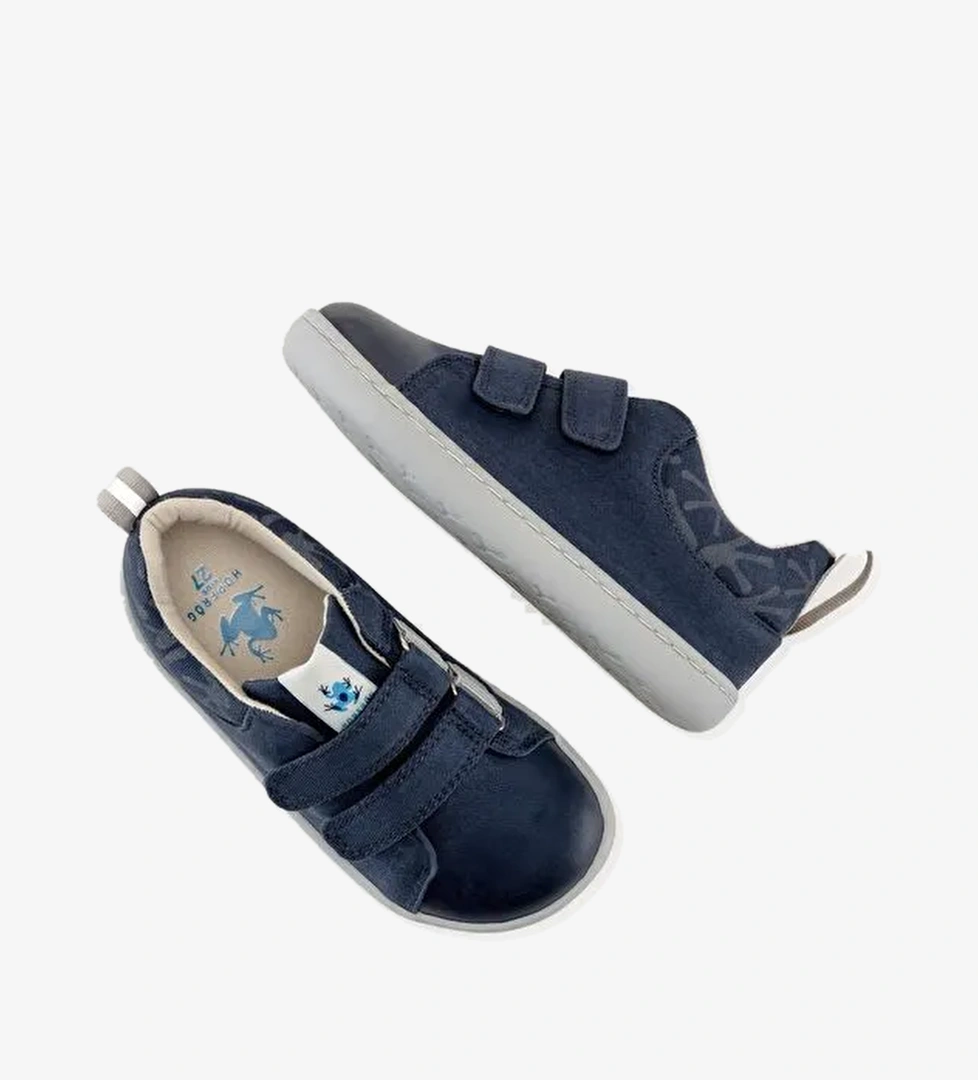 Smart Walker Canvas Play Lacivert Barefoot Çocuk Ayakkabı