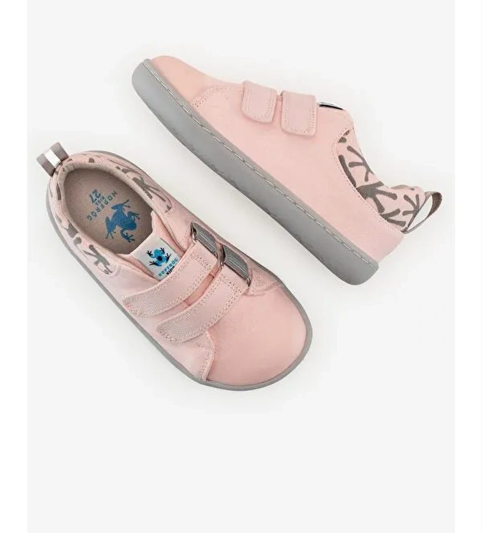 Smart Walker Canvas Play Toz Pembe Barefoot Çocuk Ayakkabı