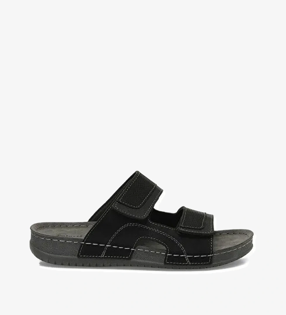 408037.M5FX Siyah Erkek Terlik - Görsel 1