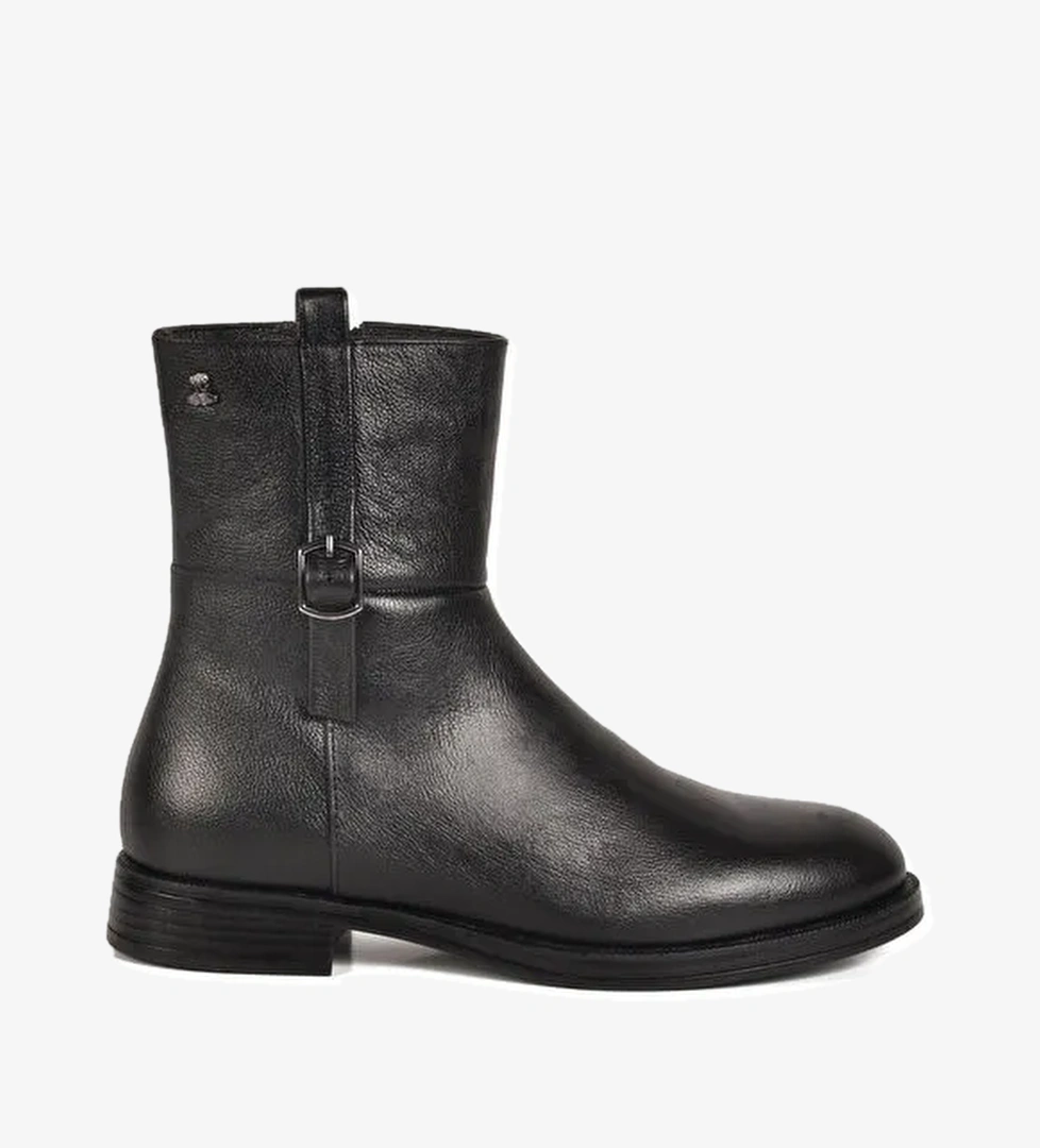 Venüs Siyah İçi Polarlı Hakiki Deri Kadın Bot 2552701k Z model görseli