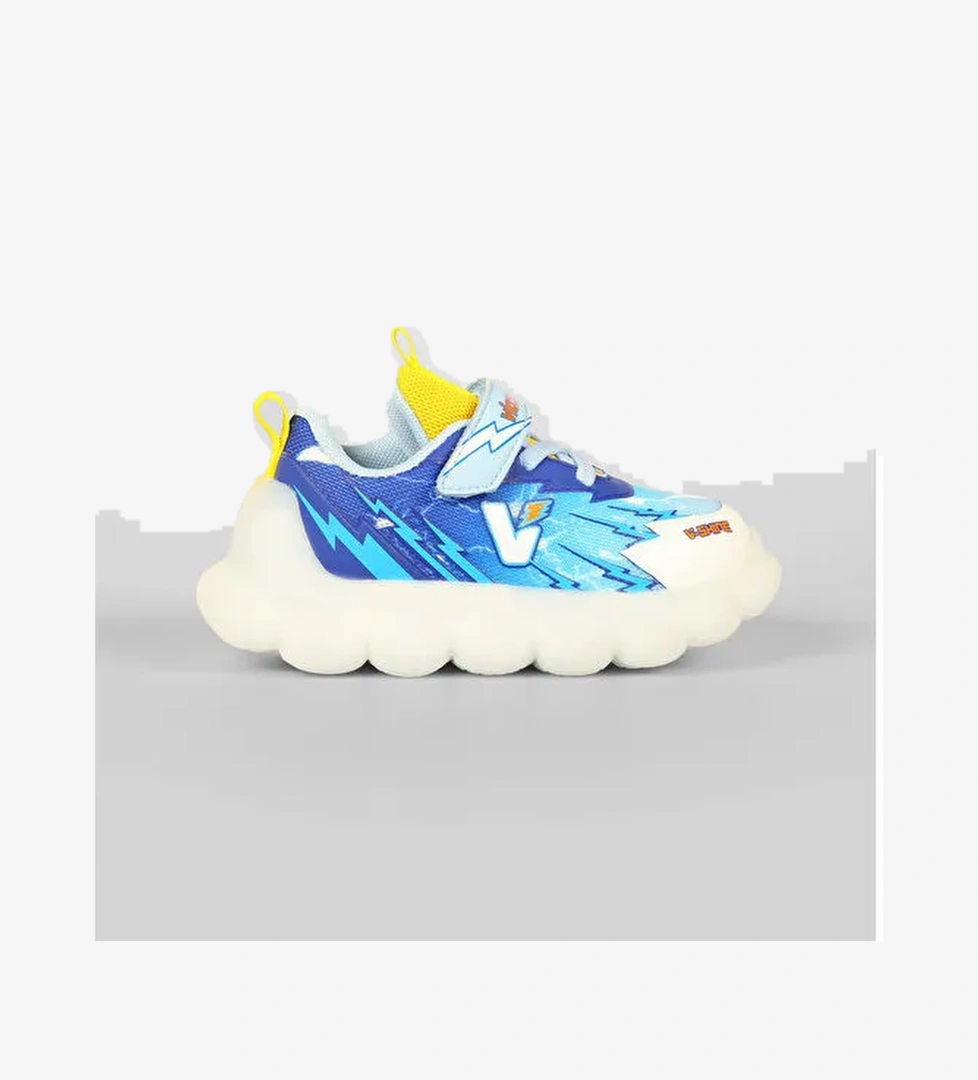 Flash Işıklı Erkek Bebek Lacivert Spor Ayakkabı - Görsel 1