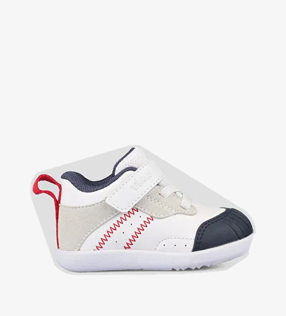 Ayden Hafif Erkek İlk Adım Beyaz Günlük Ayakkabı - Görsel 1