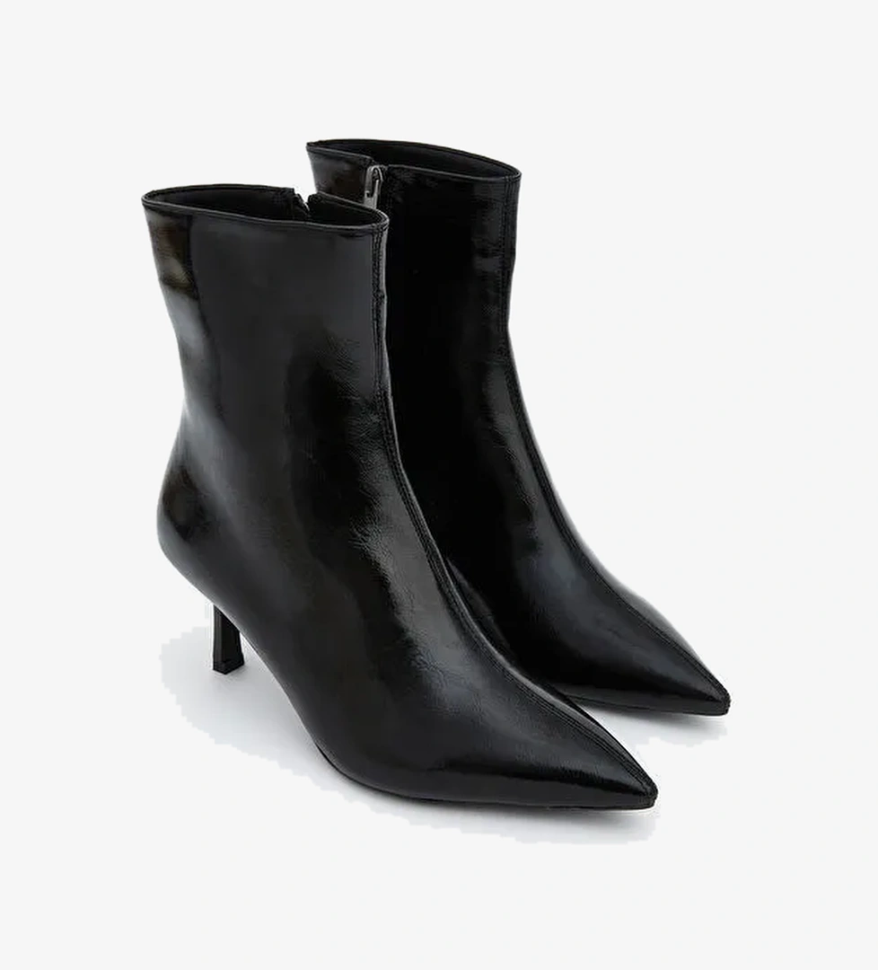 Lcw Steps Deri Görünümlü Kadın Topuklu Bot model görseli