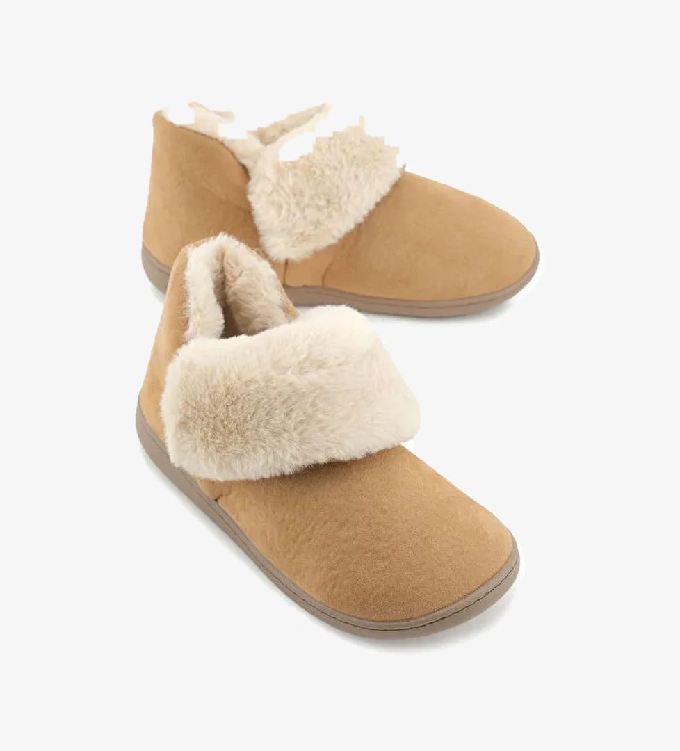 Kadın Kışlık İçi Pelüşlü Rahat Taban Ev Bahçe Panduf Bot