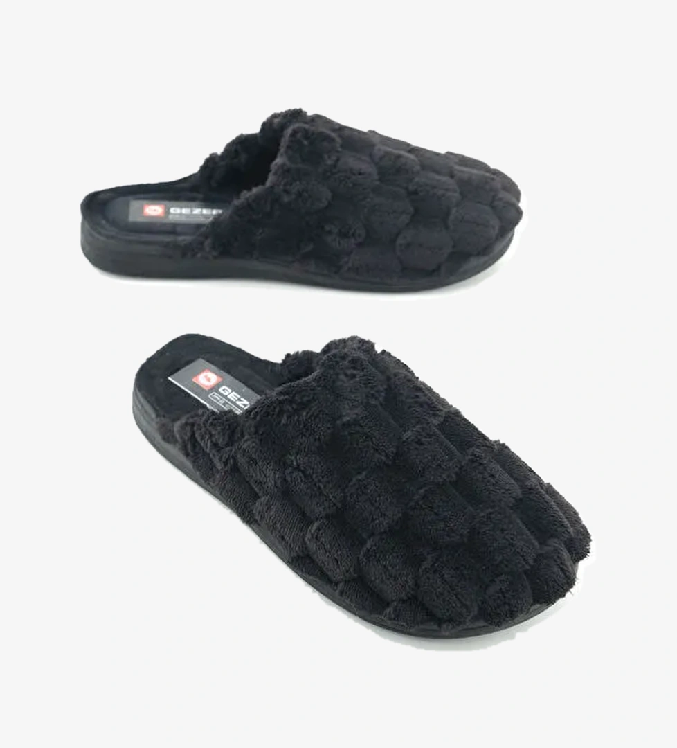 Gezer Lila Gezer Kışlık Rahat Kadın Taban Ev Bahçe Terlik