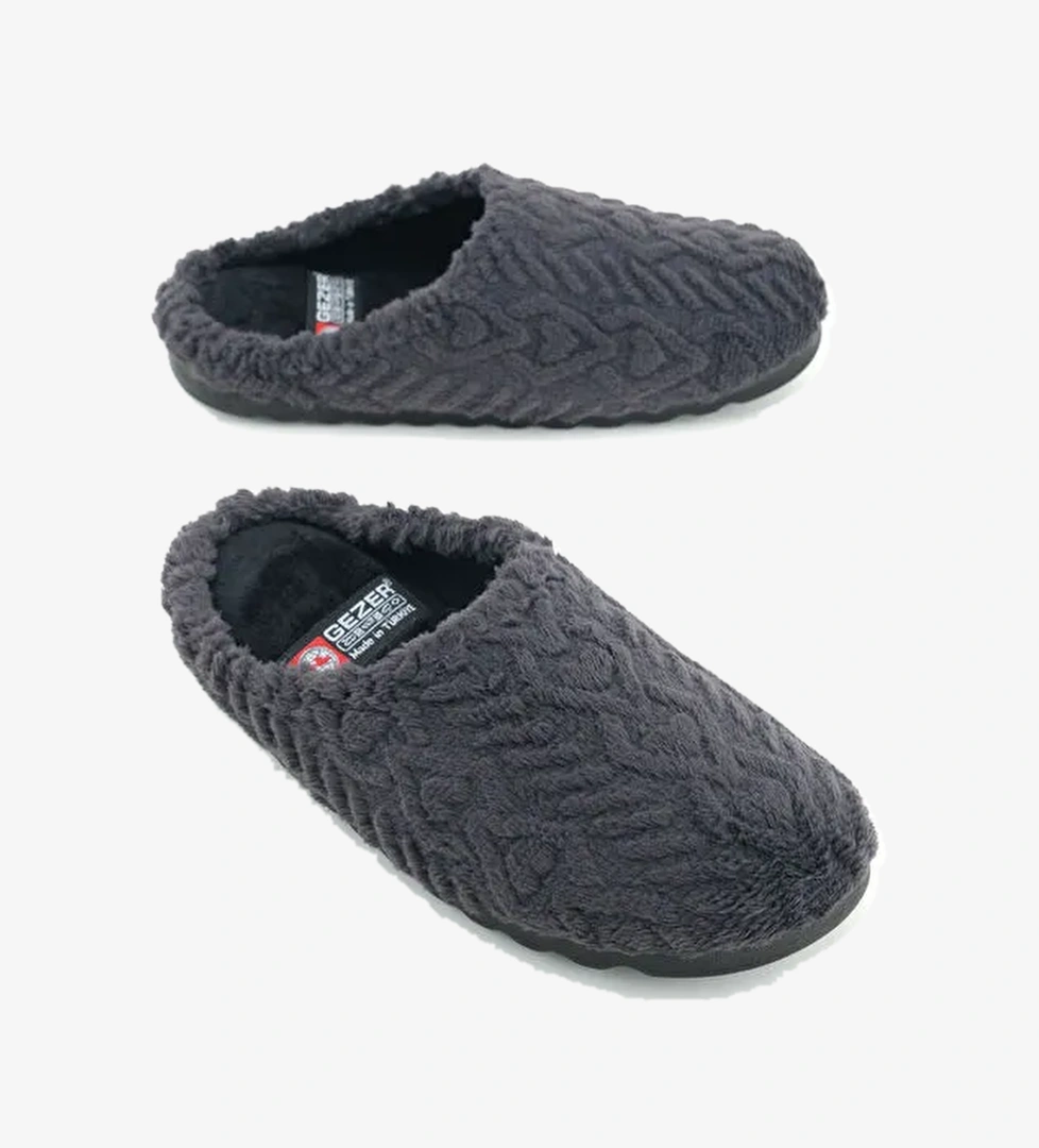 Kadın Kışlık Esnek Rahat Taban Ev Bahçe Gondol Terlik - Görsel 1