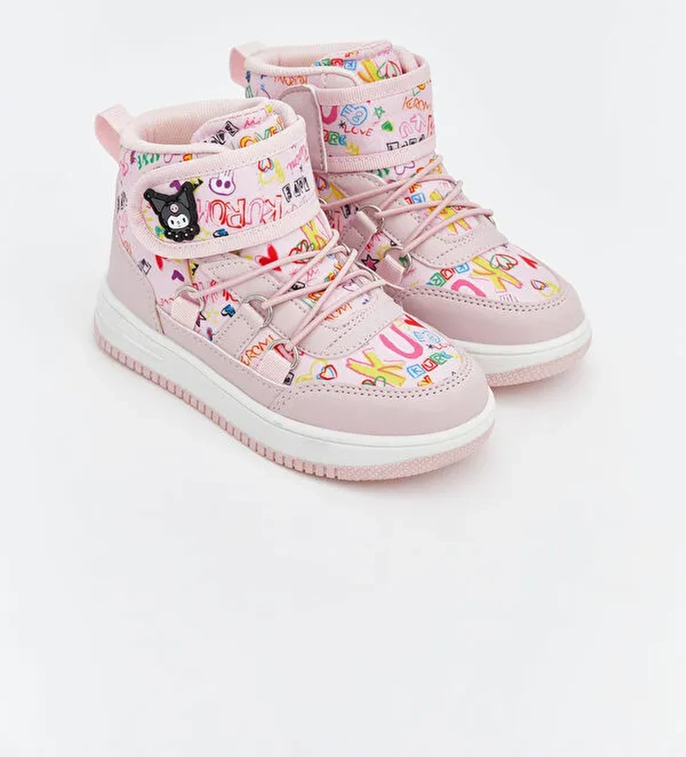 Kuromi Baskılı Kız Çocuk Bilekli Spor Ayakkabı - Görsel 1