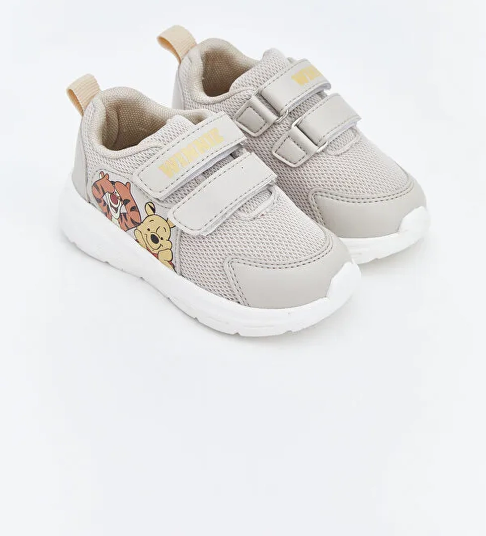 Winnie The Pooh Baskılı Erkek Bebek Spor Ayakkabı - Görsel 1