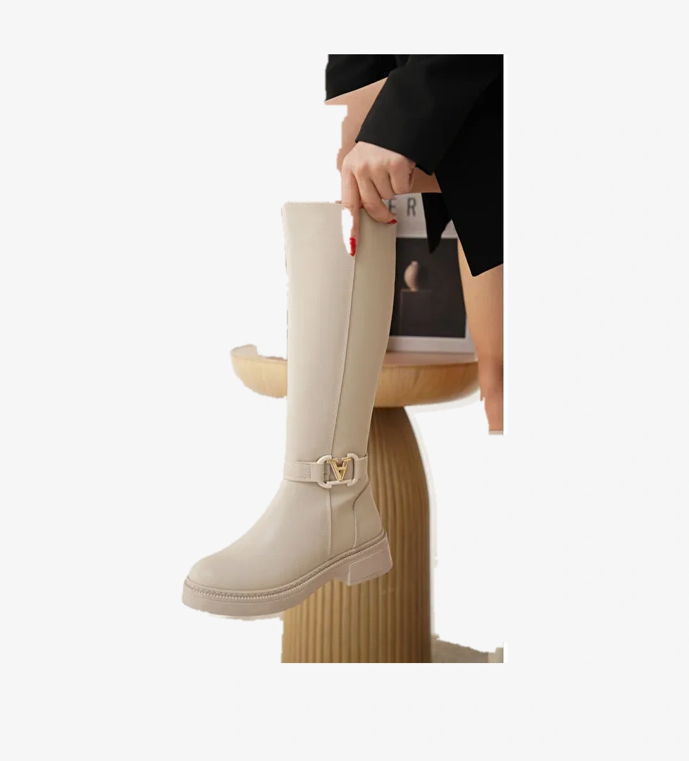 Amirra Soğuk Geçirmez Kışlık Kadın Çizme - Görsel 1