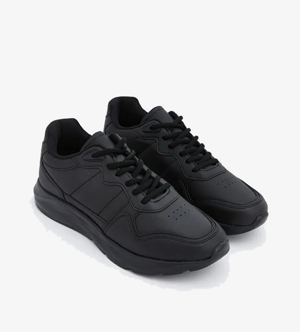 Deri Görünümlü Erkek Spor Ayakkabı