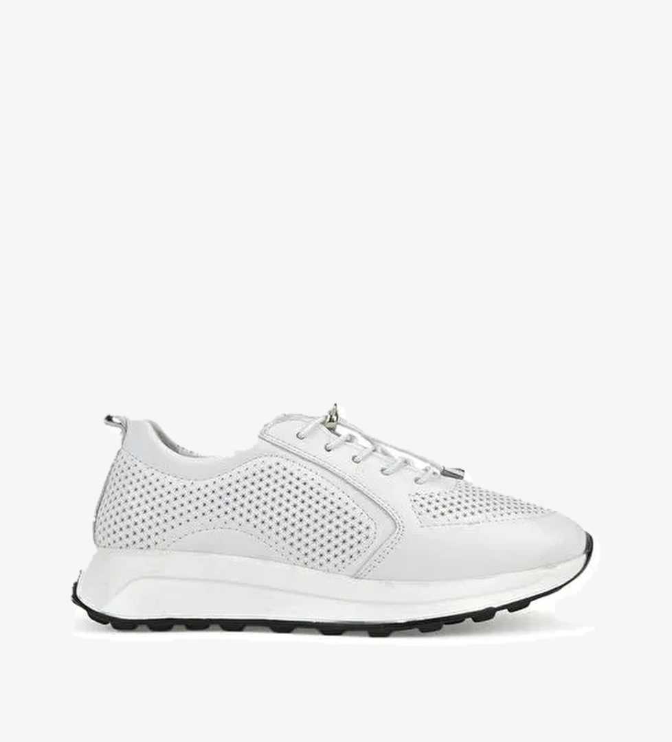 Kadın Hakiki Deri Sneaker 1511050Z2341 Beyaz