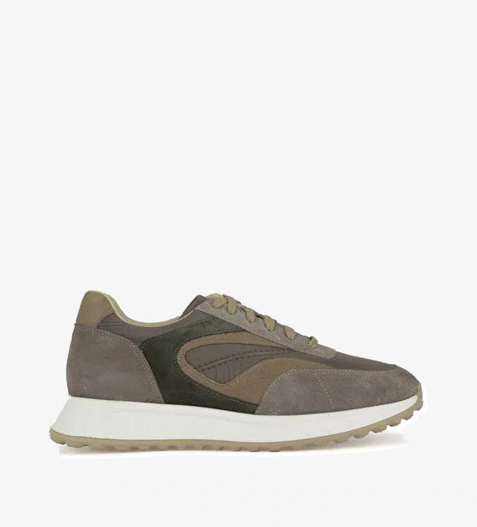 Erkek Hakiki Deri Sneaker 1531026Z313 Taupe