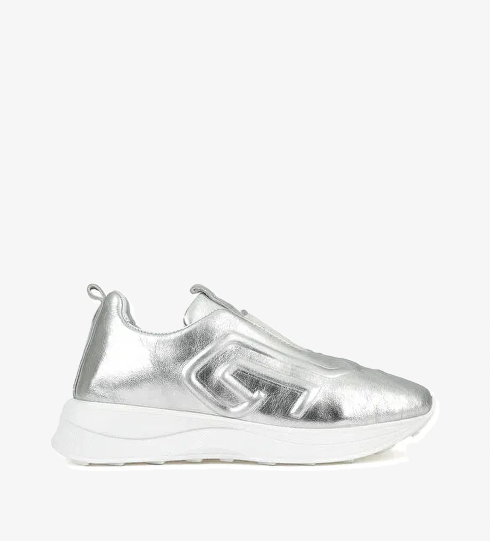 Kadın Hakiki Deri Sneaker 1531050Z26802480PK Gümüş