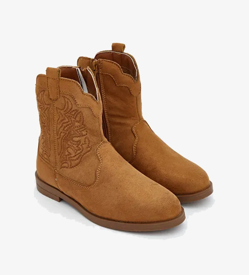 Lcw Steps Süet Görünümlü Kız Çocuk Kovboy Bot model görseli