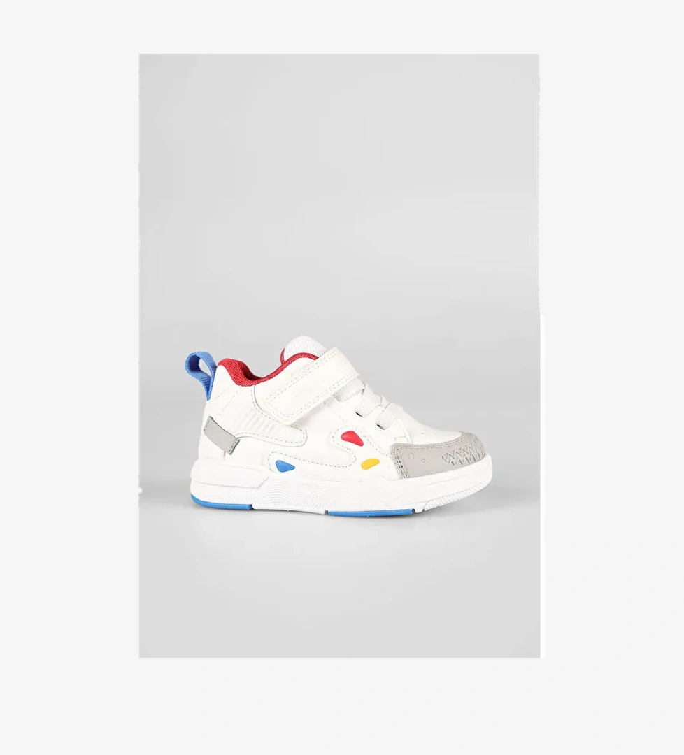 Nita Hafif Kız Bebek Beyaz Sneaker - Görsel 1