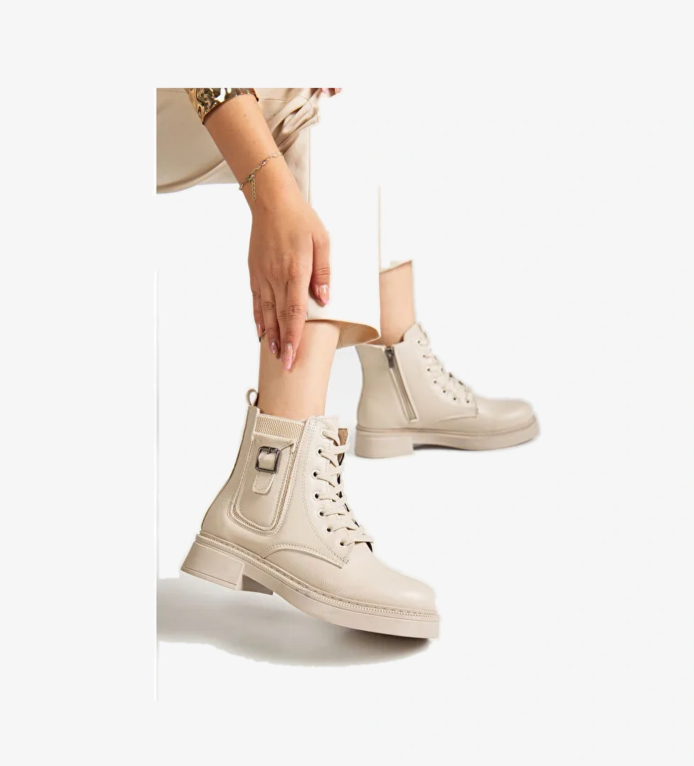 D1780 Soğuk Geçirmez Kışlık Kadın Bot & Bootie