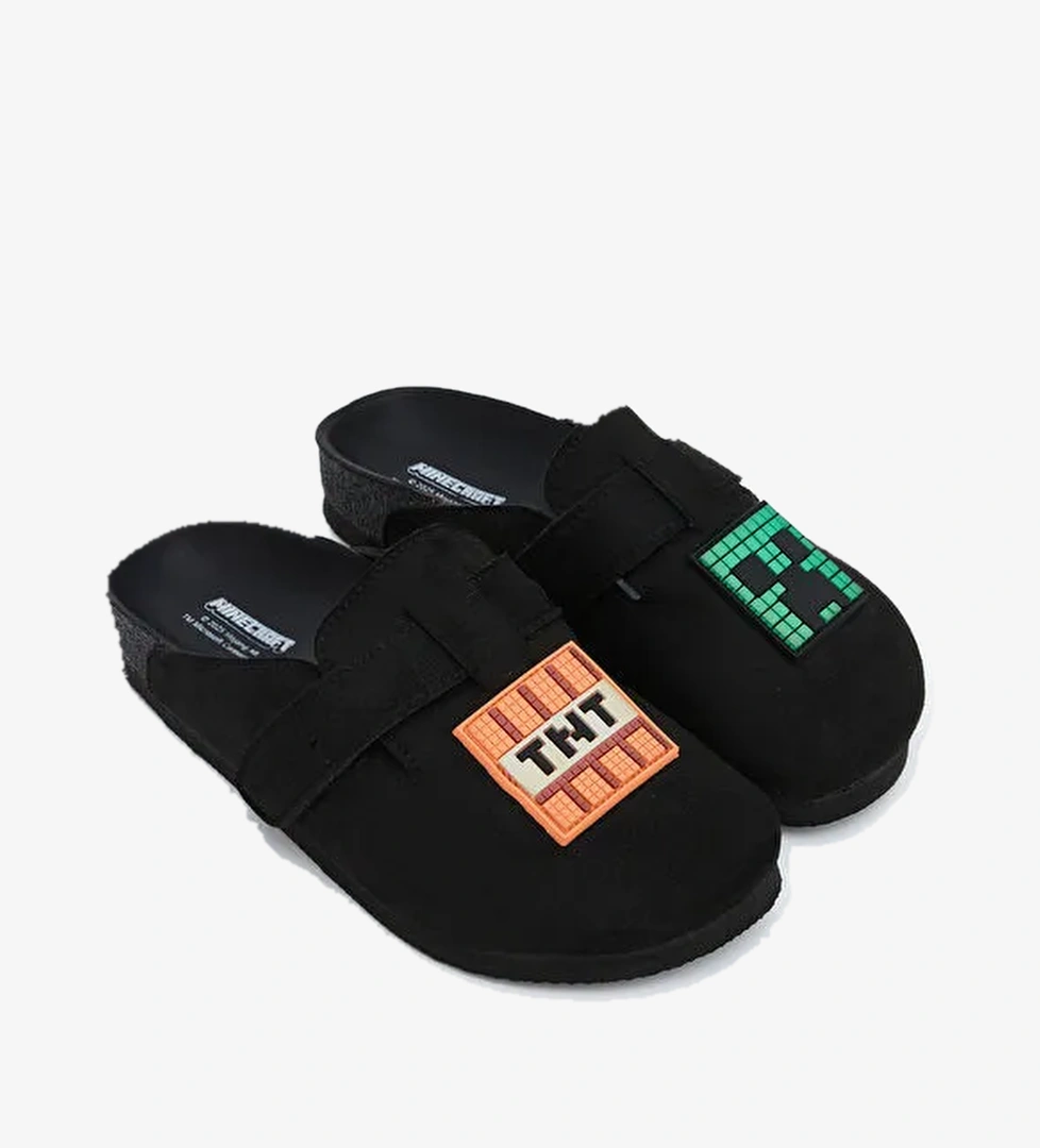 Minecraft Baskılı Erkek Çocuk Terlik - Görsel 1