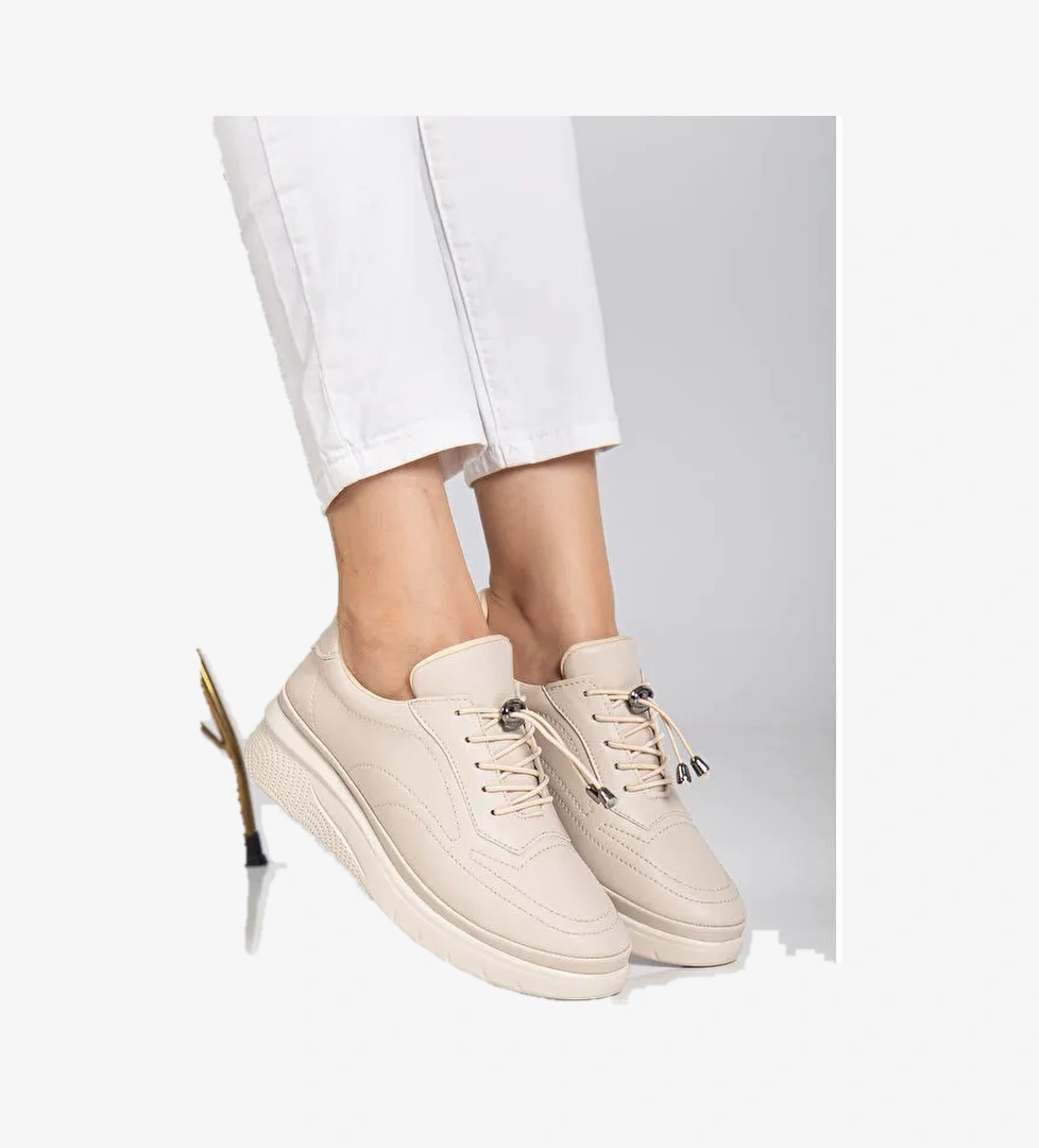 D12221 Günlük Ortopedik Kadın Sneaker Spor Ayakkabı - Görsel 1