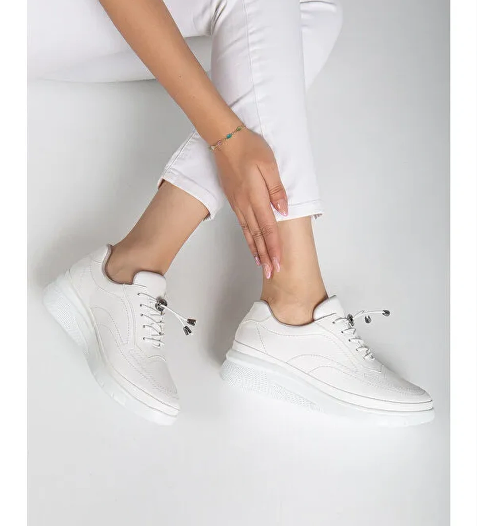 D12221 Günlük Ortopedik Kadın Sneaker Spor Ayakkabı