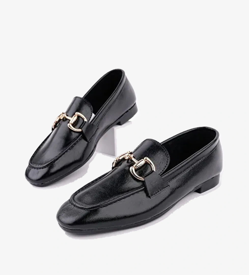 STRİDE Metal Tokalı Kadın Günlük Loafer Ayakkabı