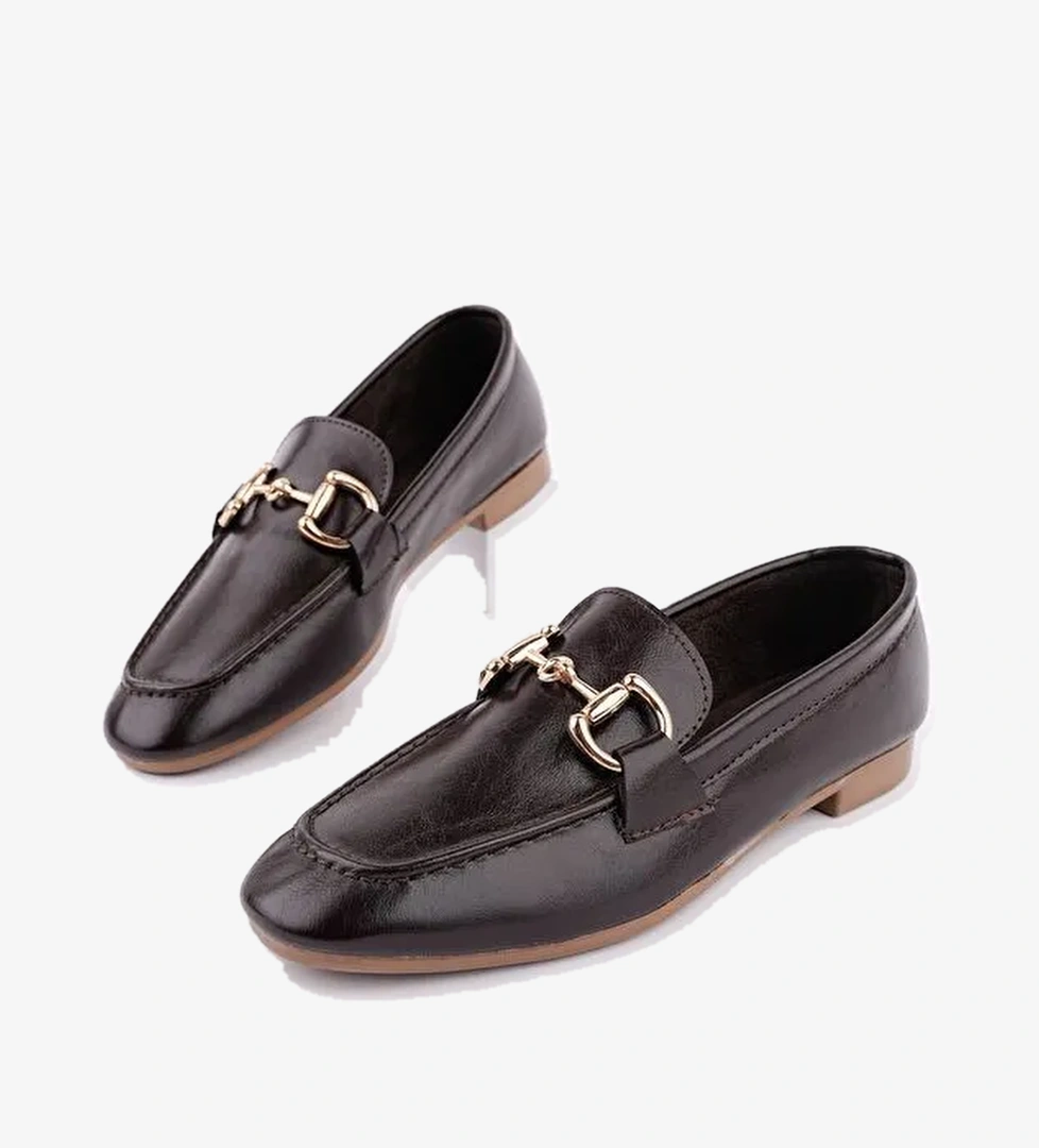 STRİDE Metal Tokalı Kadın Günlük Loafer Ayakkabı