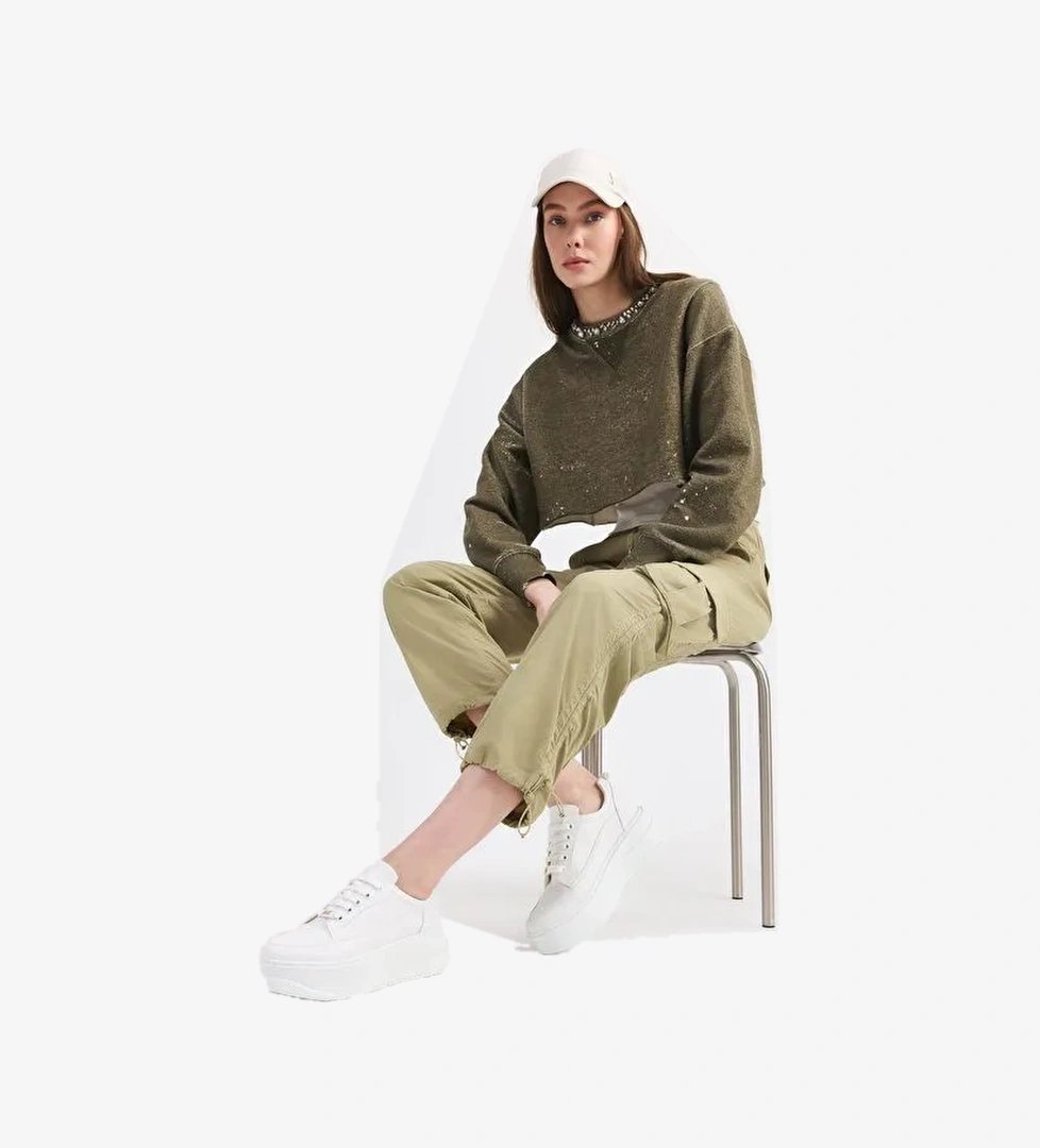 Beyaz Kadın Günlük Ayakkabı