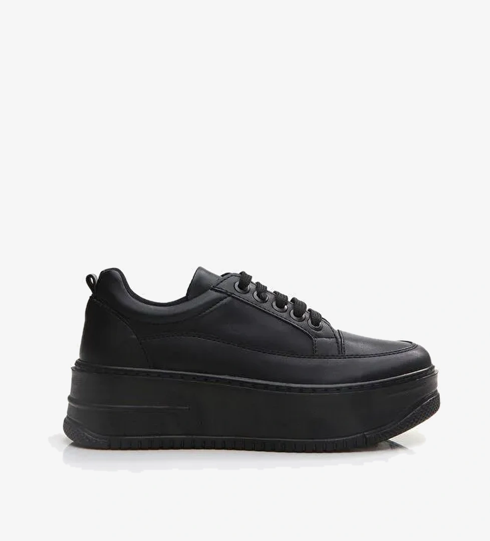 Siyah Kadın Spor Ayakkabı - Görsel 1