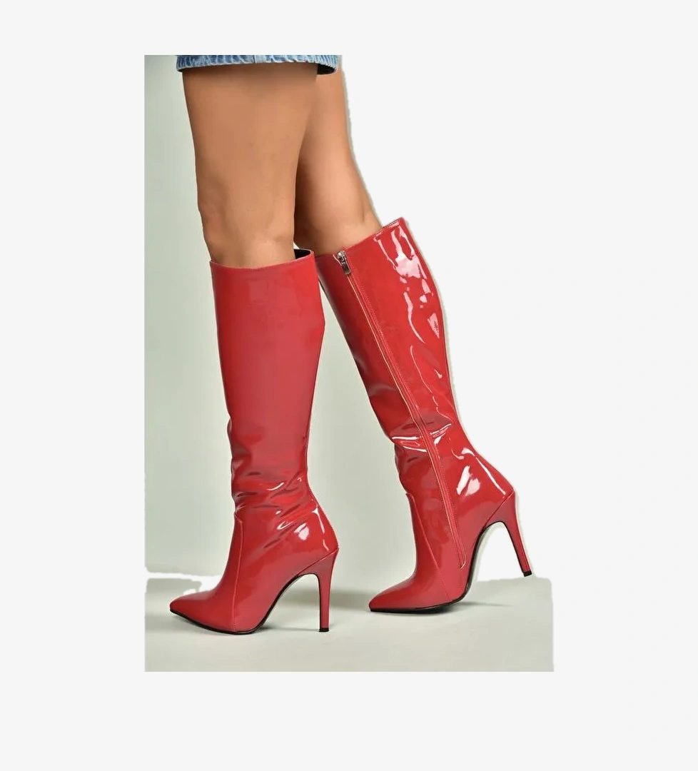 Kırmızı Kadın Çizme N372530108 - Görsel 1