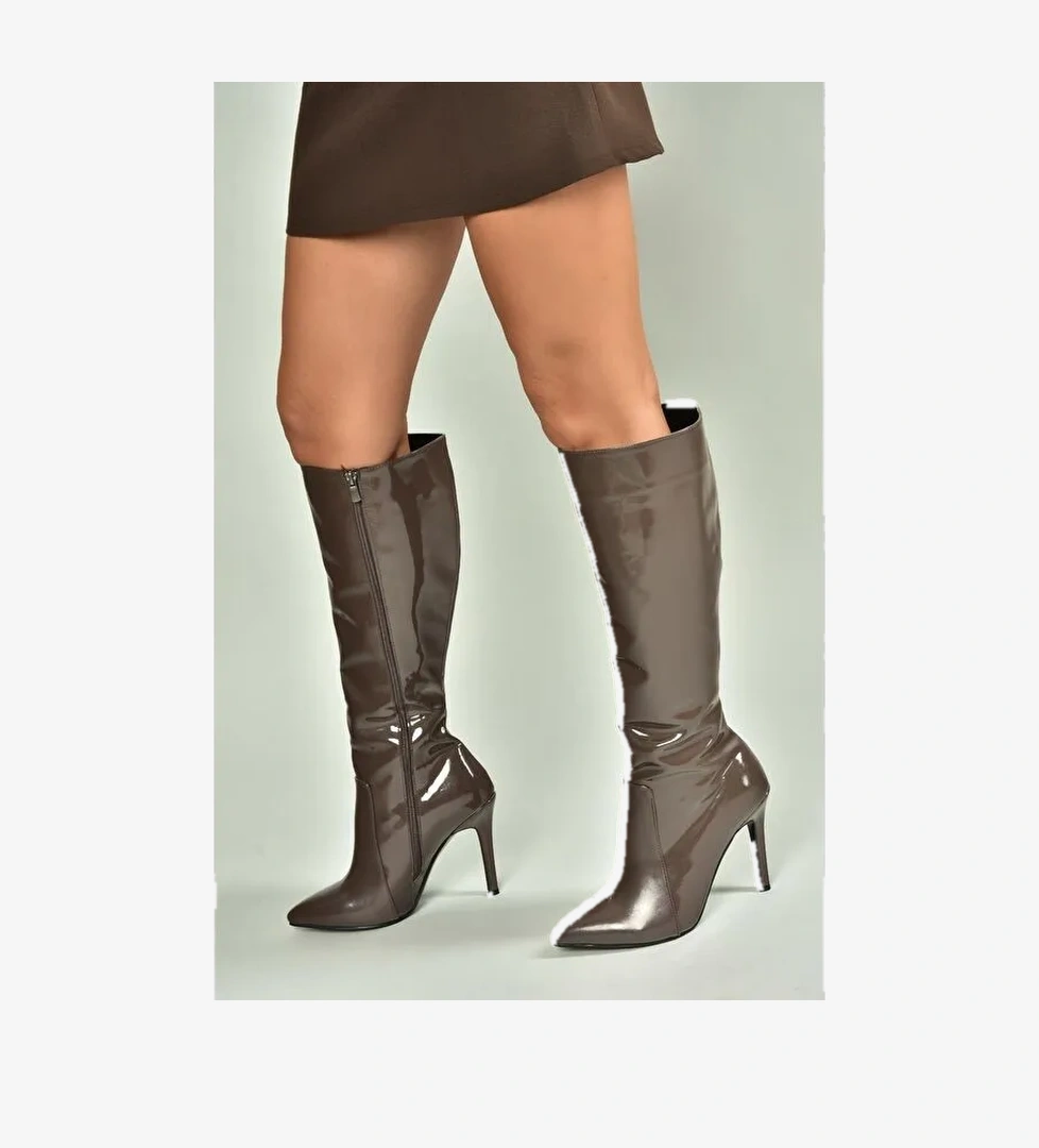 Kahverengi Kadın Çizme N372530108