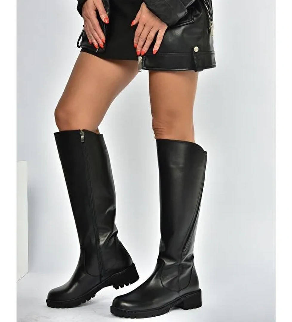 Siyah Kadın Çizme V654082203 - Görsel 1