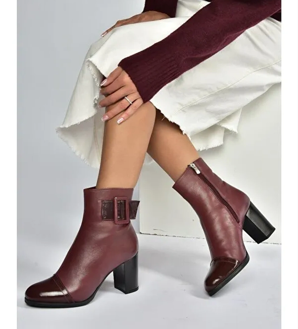 Bordo Kadın Bot V468210503