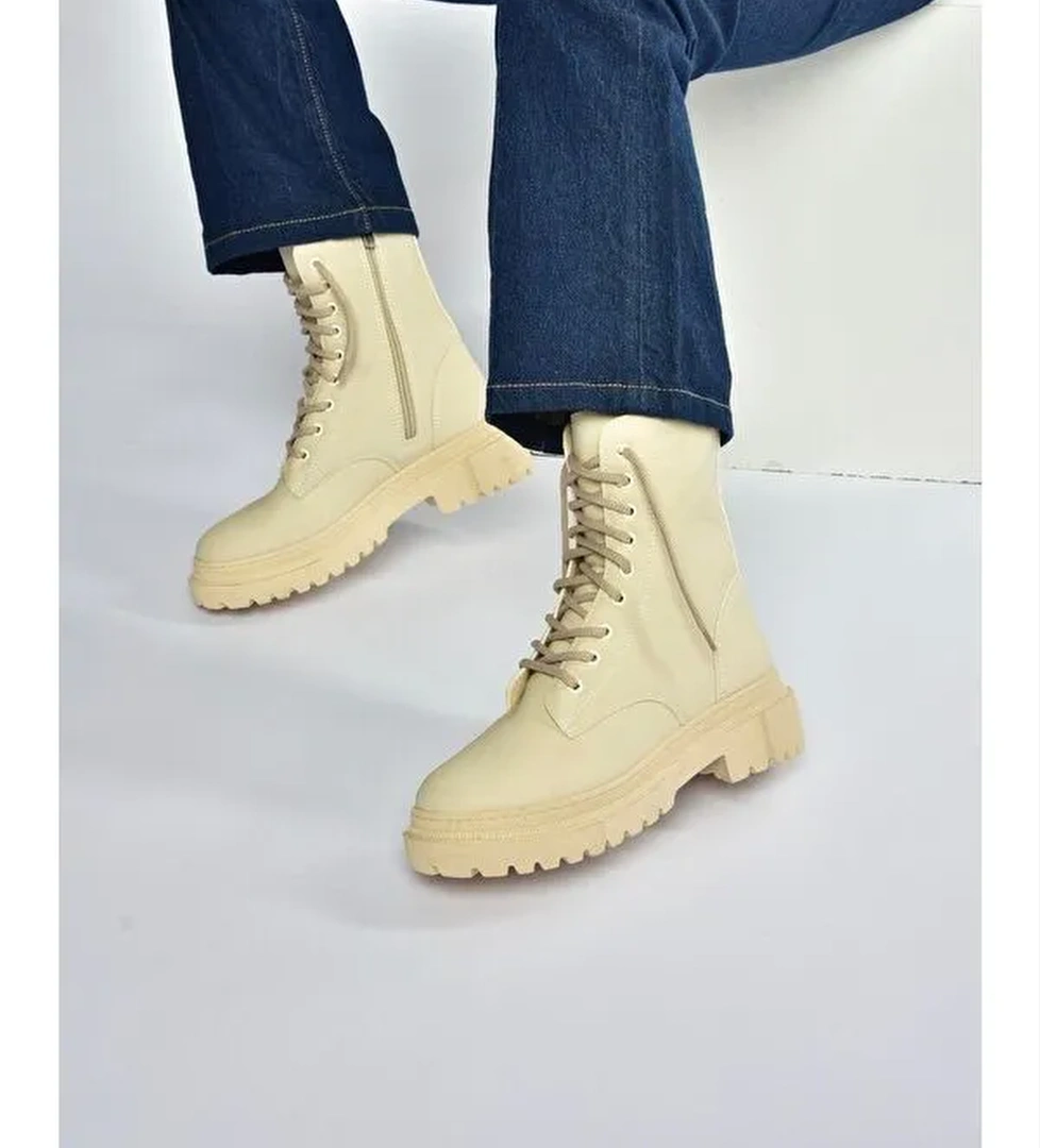 Bej Kadın Bot V973192401 - Görsel 1