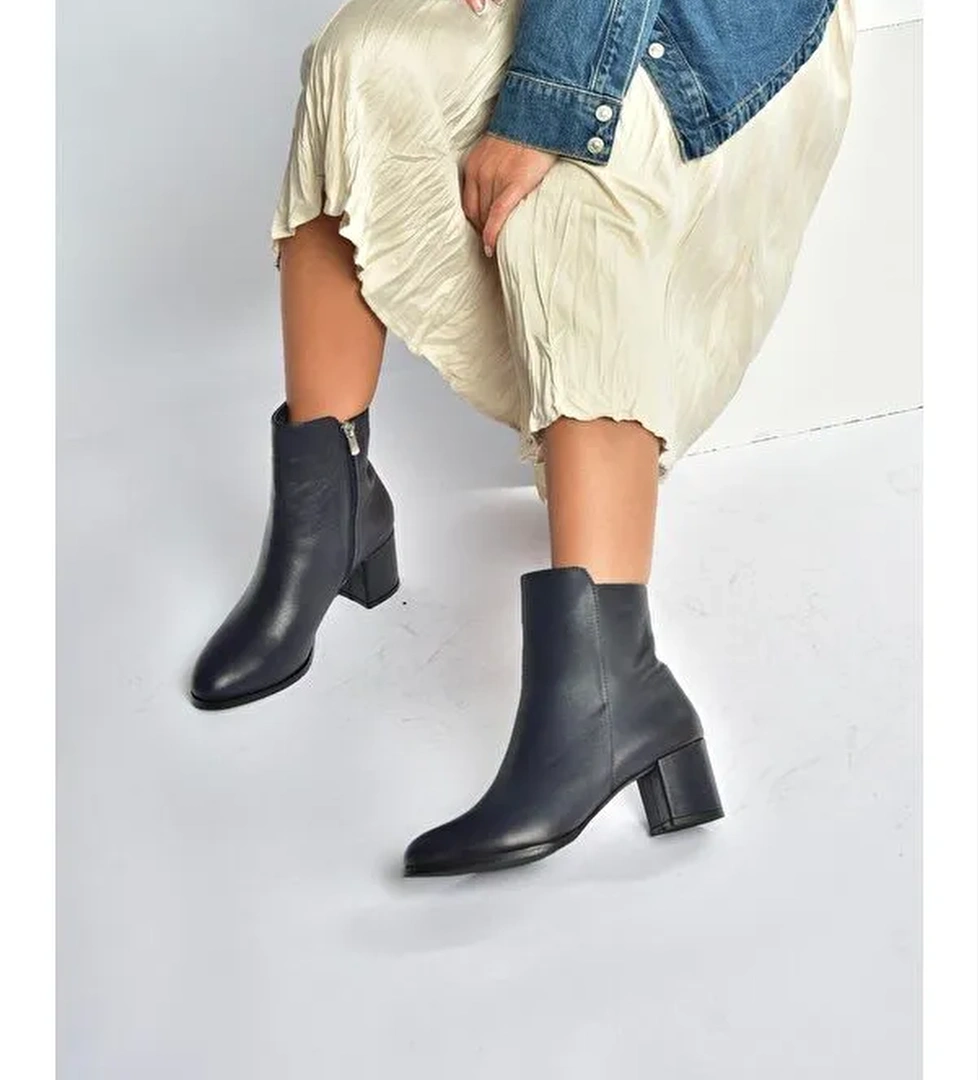 Lacivert Kadın Bot V468581003