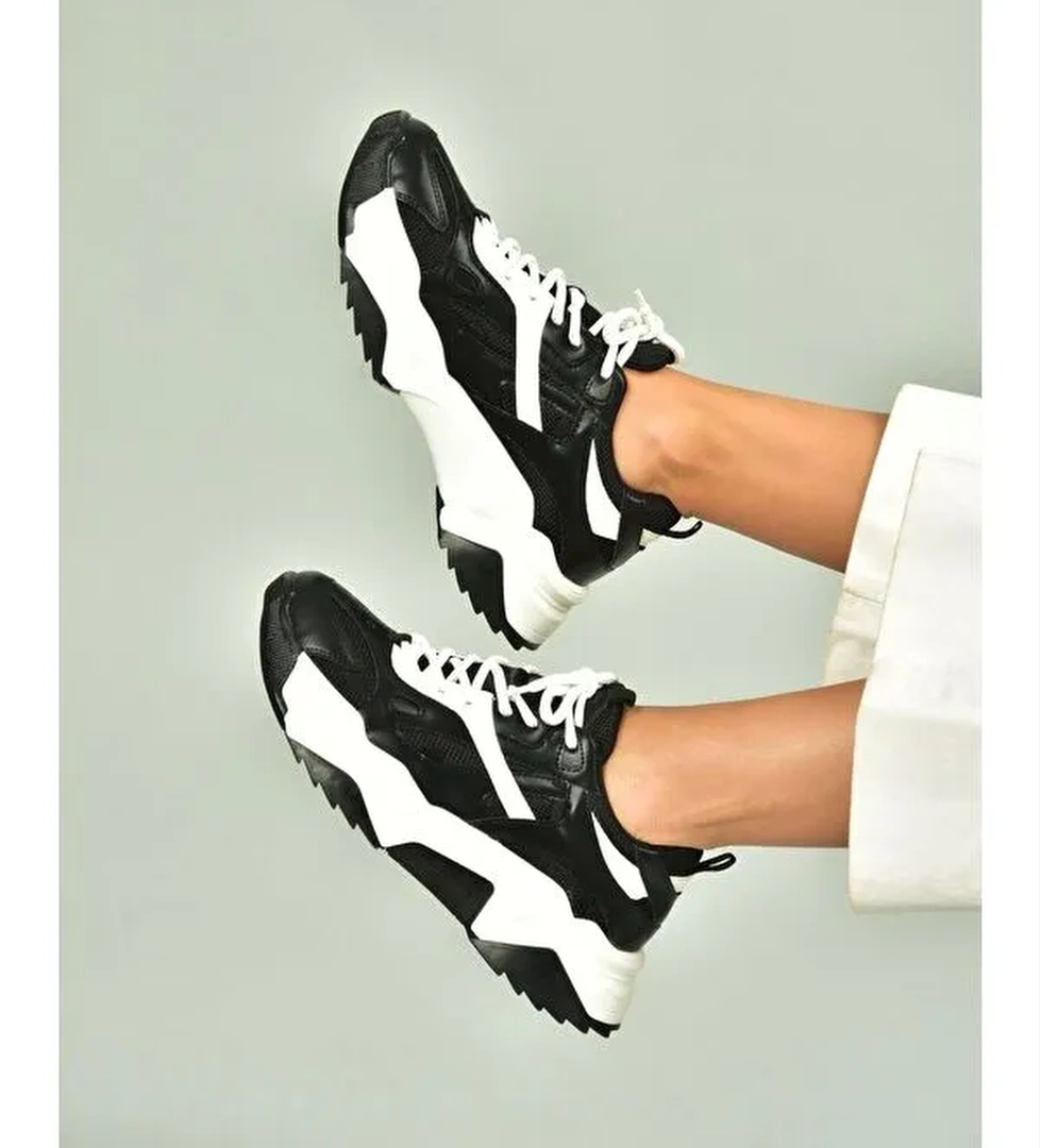 Siyah Kadın Sneakers V312613509 - Görsel 1