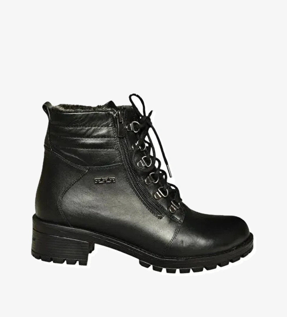 Fox Shoes Siyah Taba Kadın Bot V555085503 model görseli