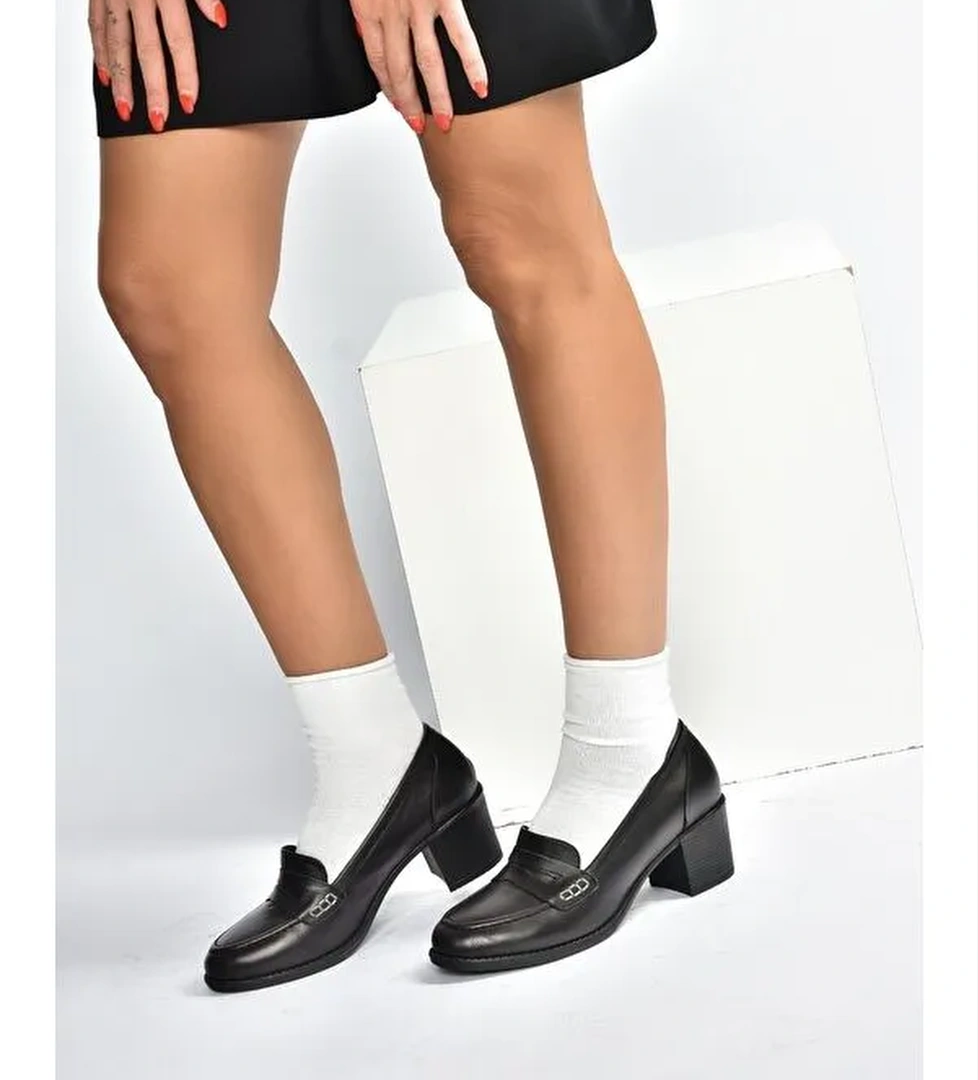 Siyah Kadın Topuklu Ayakkabı V468707503