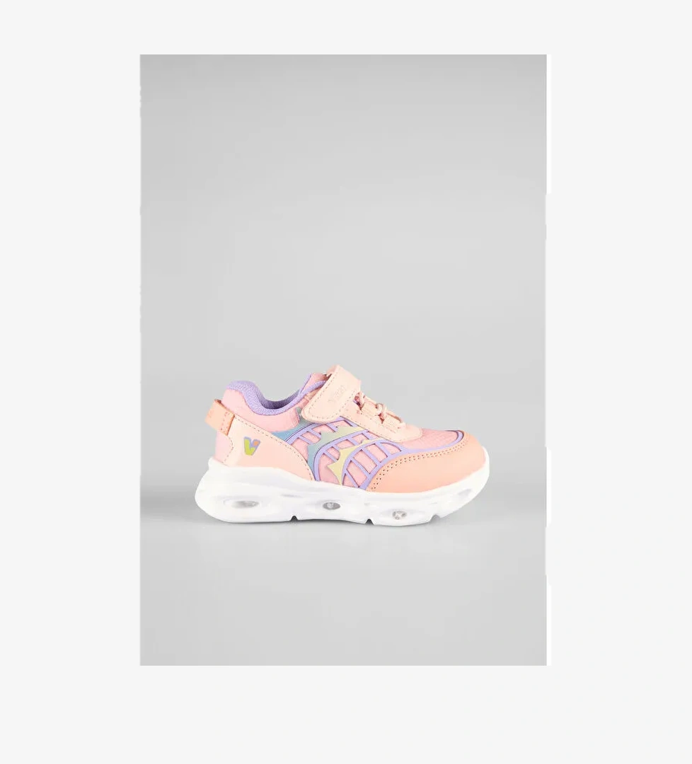 Most Işıklı Kız Bebek Pudra Spor Ayakkabı - Görsel 1