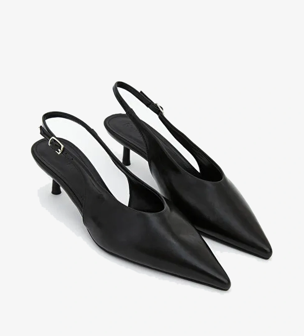 Sivri Burun Kadın Topuklu Ayakkabı - Görsel 1