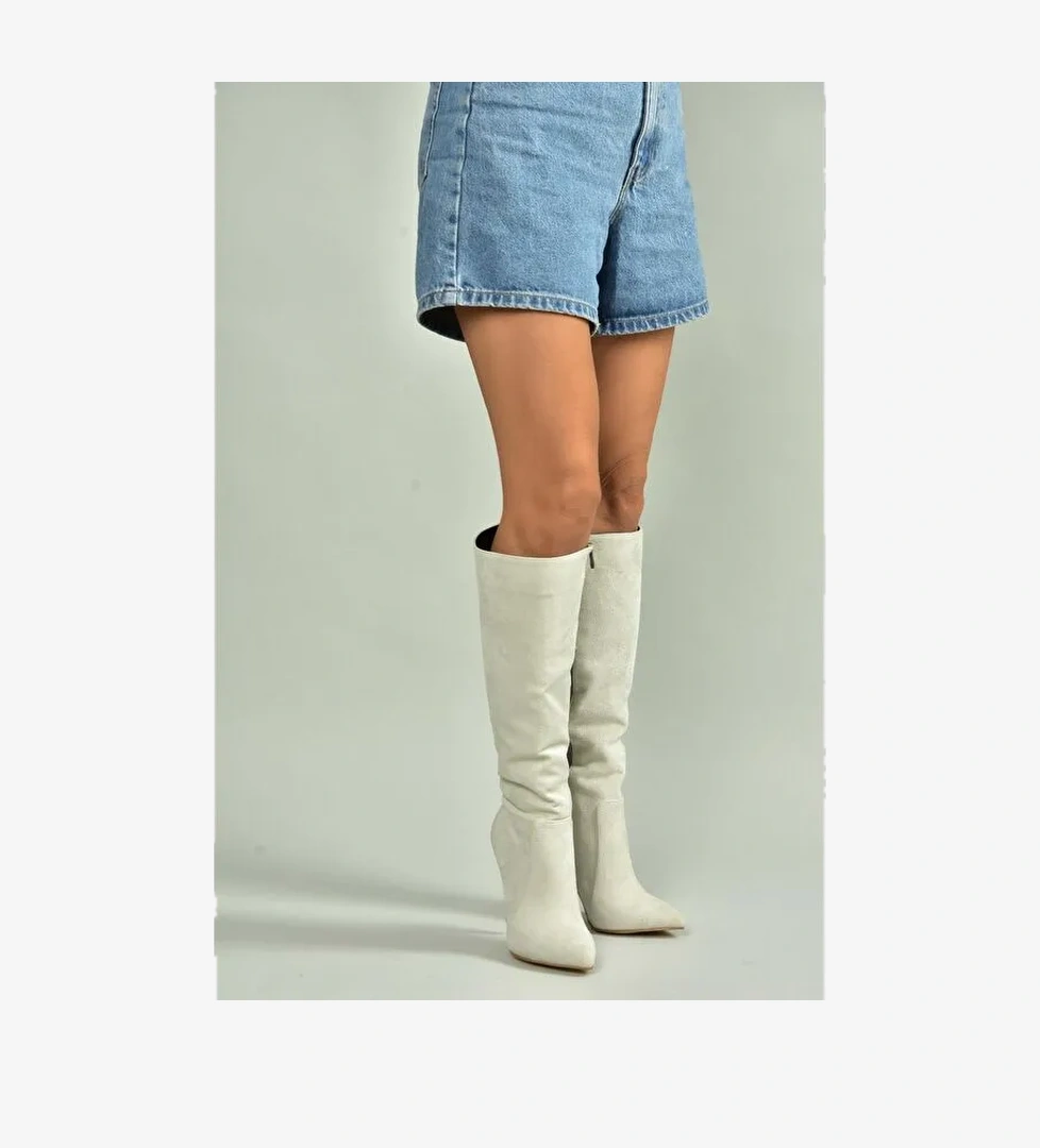 Açık Gri Kadın Çizme N372530102