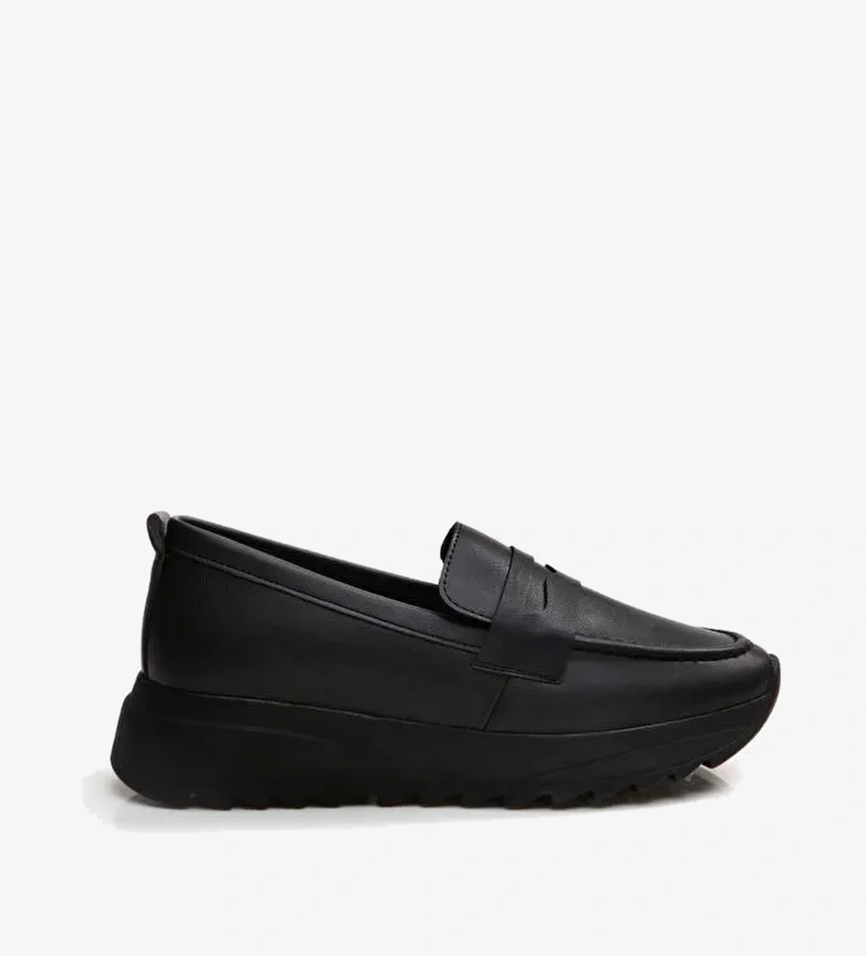 Siyah Kadın Loafer - 01Ayy294750a - Görsel 1