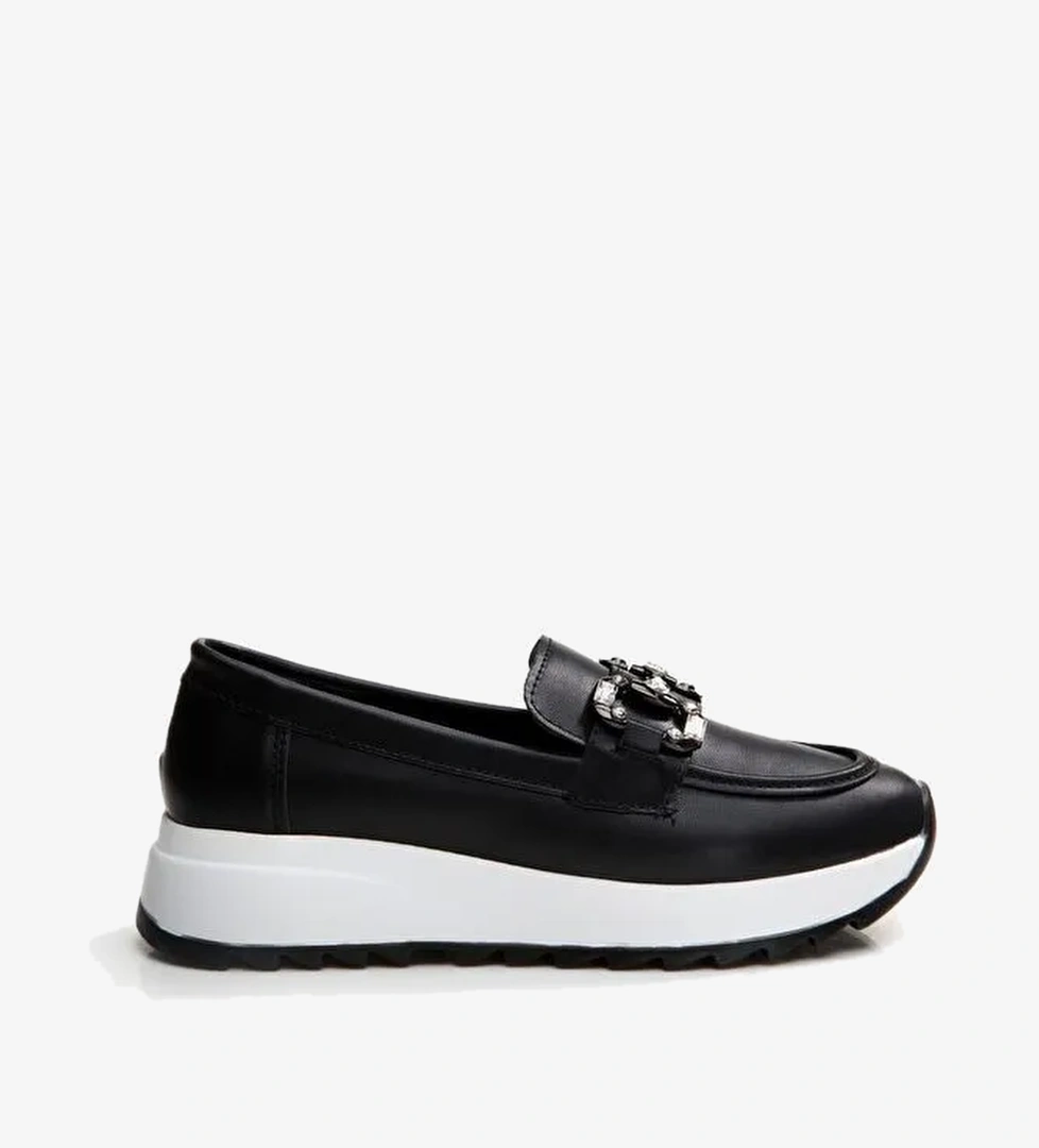 Siyah Kadın Loafer - 01Ayy294740a - Görsel 1