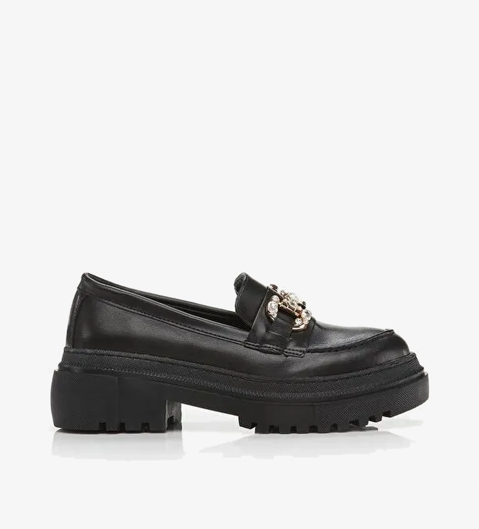 Siyah Kadın Loafer - 01Ayy282130a - Görsel 1