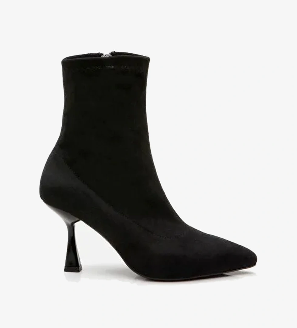 Siyah Kadın Topuklu Bot