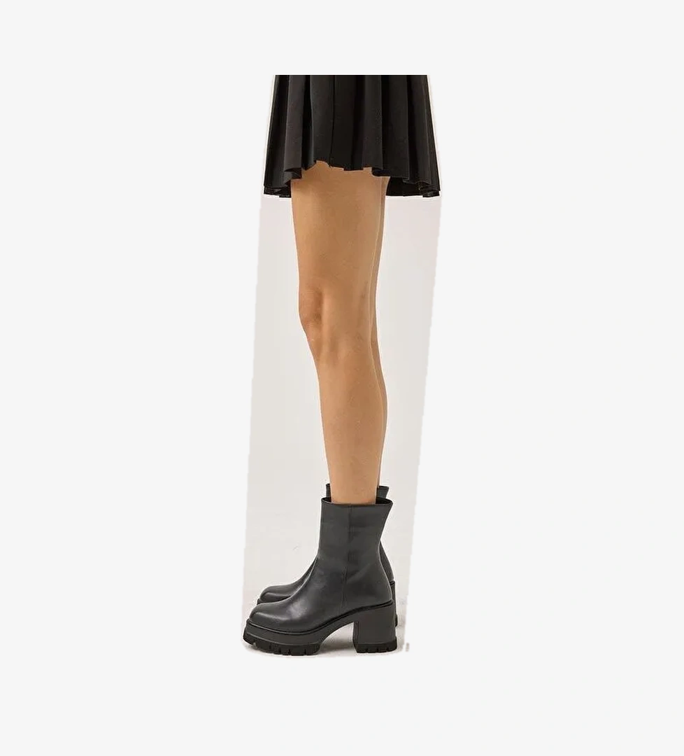 Siyah Kadın Topuklu Bot