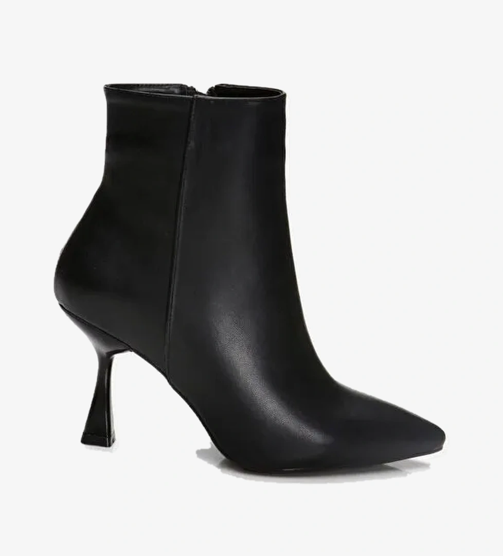 Siyah Kadın Topuklu Bot