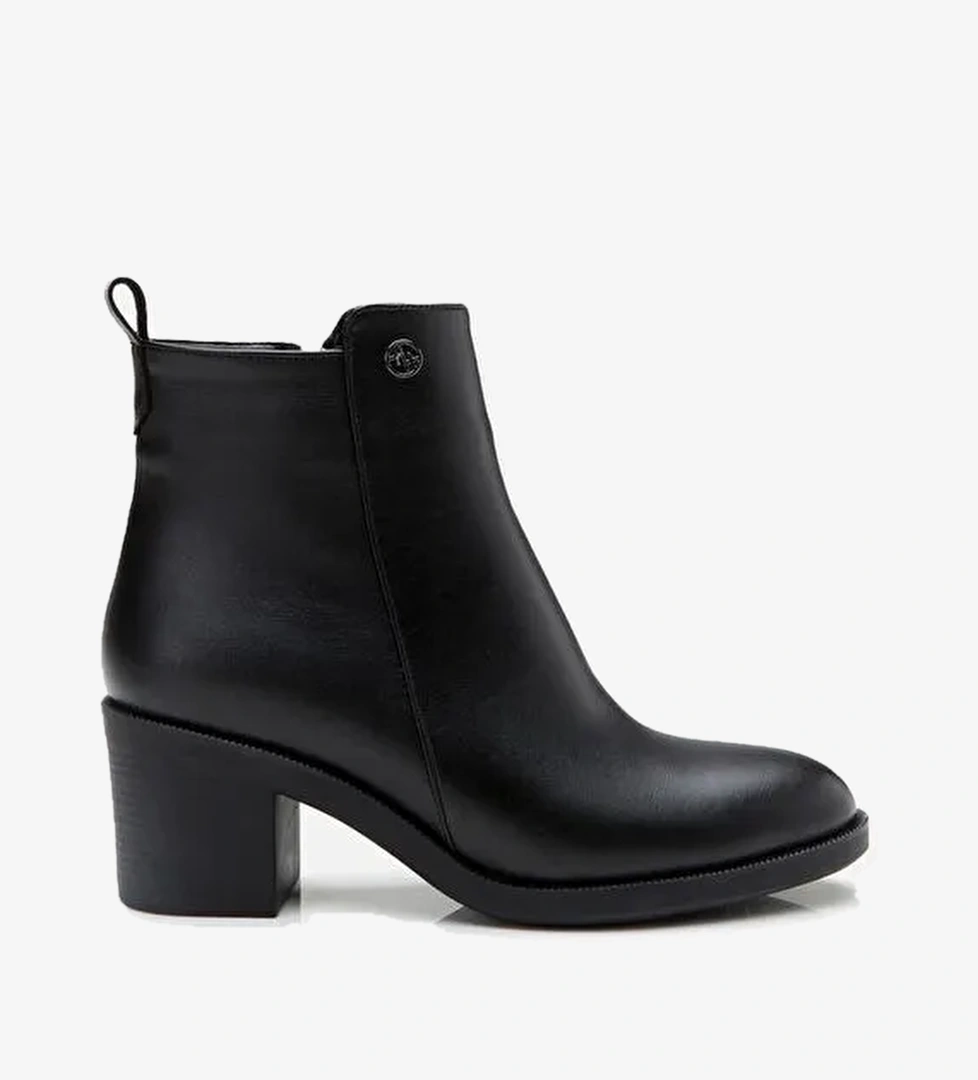 Kadın Fermuarlı Topuklu Bot