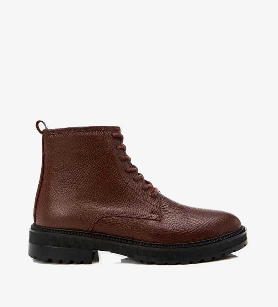 Hakiki Deri Kahve Erkek Günlük Bot