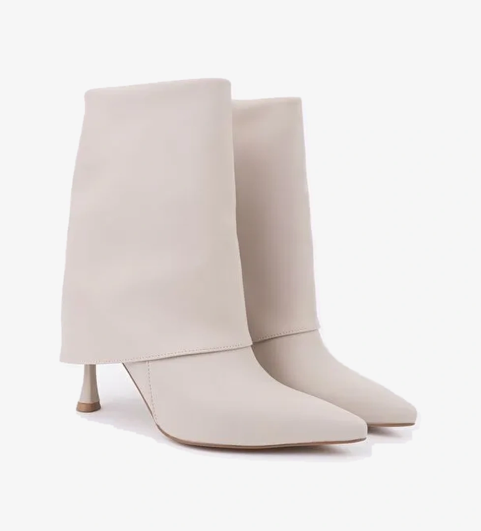 MARLA Sivri Burun İnce Topuklu Fermuarlı Kadın Bot