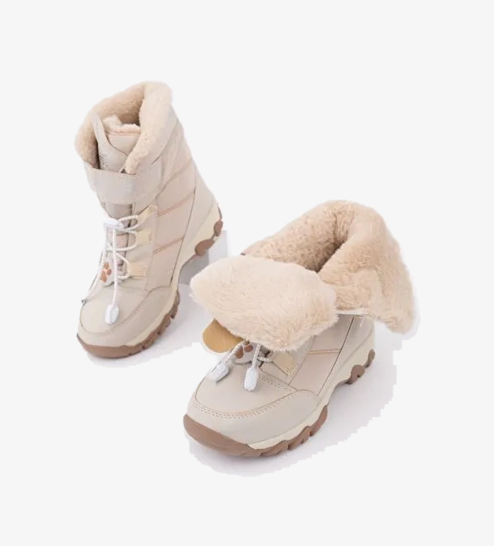 Muggo Ti̇gger İçi Kürklü Bağcıklı Ve Cırtlı Kız Çocuk Bot model görseli